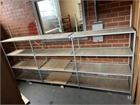 Aluminium 3 Bay Multi Tiered Stock Rack