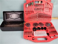 Benchtop pro drill bit set, empty tool case