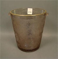 Fostoria Oakwood (Brocaded Acorn) Lg. Ice Bucket