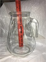 C7) Glass pitcher