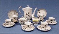 6 Sets Demitasse  Cups & Saucers "Rosamor"