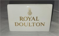 Royal Doulton plaque damaged see photos
