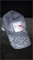 New York Rangers Multi-Autographed Cap