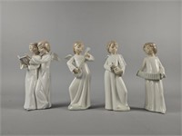 4 Vintage Lladro Nao Angels