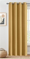($24) jinchan Linen Textured Curtain 84 Inches