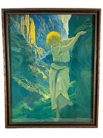 Maxfield Parrish CANYON Art Deco Print