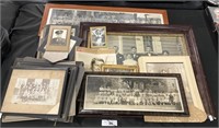 Large Lot Framed Fredericksburg Group Photos.