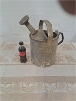 Galvanized watering can