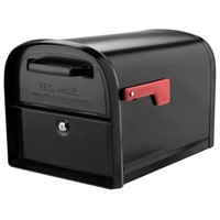 Oasis 360 Large Black Locking Parcel Mailbox