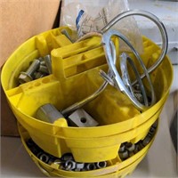Bucket of nuts and bolts