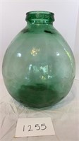 Vintage Viresa Green Demijohn Bottle