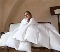 $100 (K) Goose Feather Down Comforter