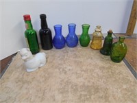 Miniature Avon Decanter Sheep and Bottles