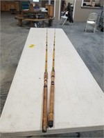 2 Eagle Claw Granger 8.5' Casting Rods