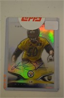 2014 Autographed Topps Rookie Card Ryan Shazier
