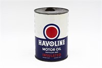 TEXACO HAVOLINE MOTOR OIL U.S. QT CAN