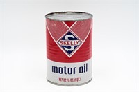 SKELLY MOTOR OIL U.S. QT CAN