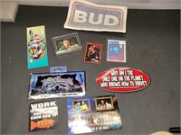 Star Trek cards and Spider-Man stickers