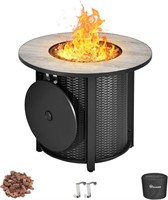 YITAHOME 30'' ROUND PROPANE FIRE PIT TABLE $220