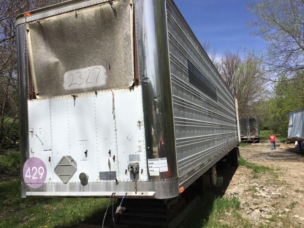 Dorsey 48' van trailer used for storage. We have