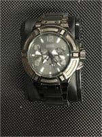 LUXURY BLACK CROME GUESS WATCH