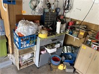 Garage Corner Contents - Organizer,