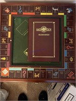 Monopoly Game in Wooden Case w Real estate