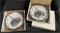 3 NOS 1927 George White Train Clocks.