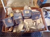 THREE(3) BOXES FULL OF INDOOR/OUTDOOR LIGHT BULBS