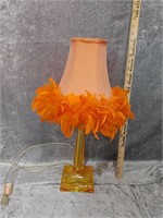 Vintage Orange Lamp