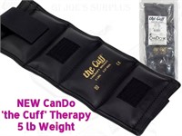NEW CanDo® the Cuff Therapy 5lb Exerciser Wrap O8