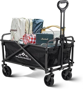 Beach Wagon - Wagon Cart with Wheels Foldable  Hea
