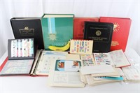 12 Vtg. U.S. & INTL Stamp Collection Books