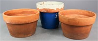 Terracotta Planters / 3 pc