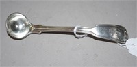 George III sterling silver condiment spoon