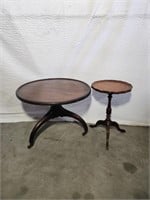 Antique Mahogany Side Tables