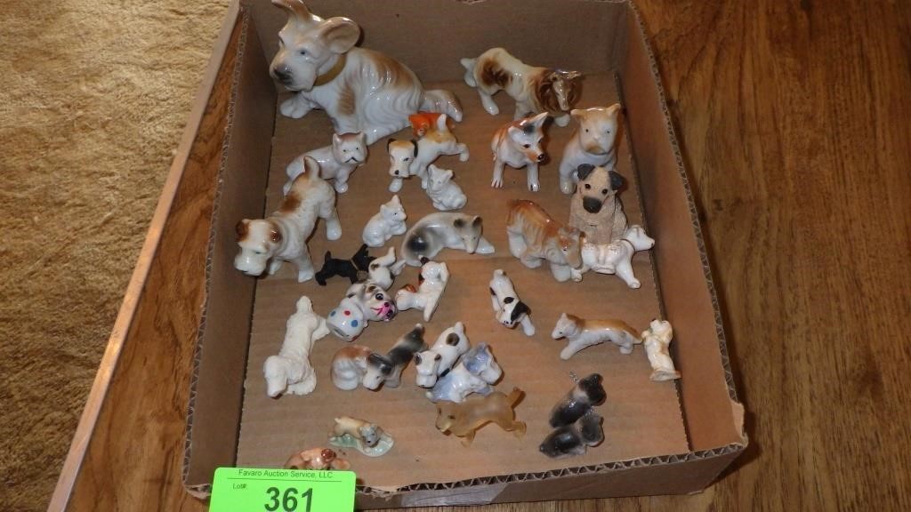 VINTAGE DOG FIGURINES