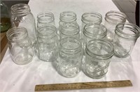 11 pint & 1 quart canning jars