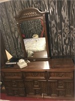 Mid-Century Modern Dresser w/Mirror