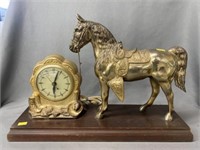 Horse Form Television Clock