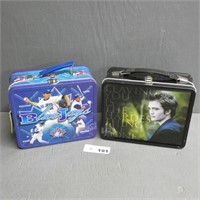 Twilight New Moon & Blue Jays Tin Lunch Boxes