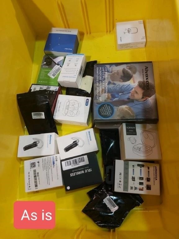 Lot of 19, Untested customer returns wireless earb