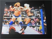 Ric Flair Hacksaw Jim Duggan signed 11x14 JSA