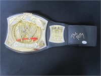 The Miz WWE signed Champ Belt JSA COA