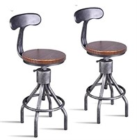 Diwhy Industrial Vintage Bar Stool,Kitchen Counter