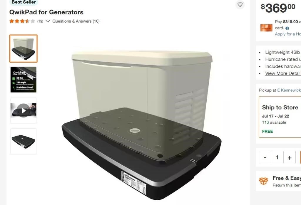 FM4061 QwikPad for Generators