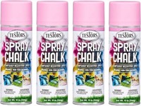 NEW Rust-Oleum 4 Mega Size Chalk Spray PINK