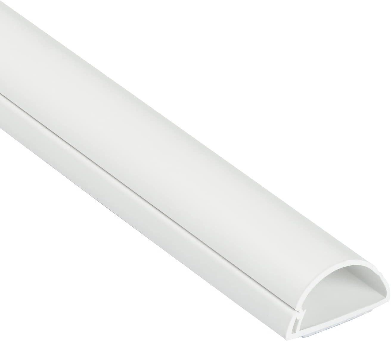 D-Line Cord Cover, 30mmx15mm, White