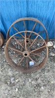 2- 20" Iron Wheels