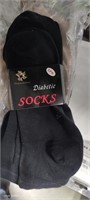 Size -10-13, 5 pack yomandamor diabetes socks